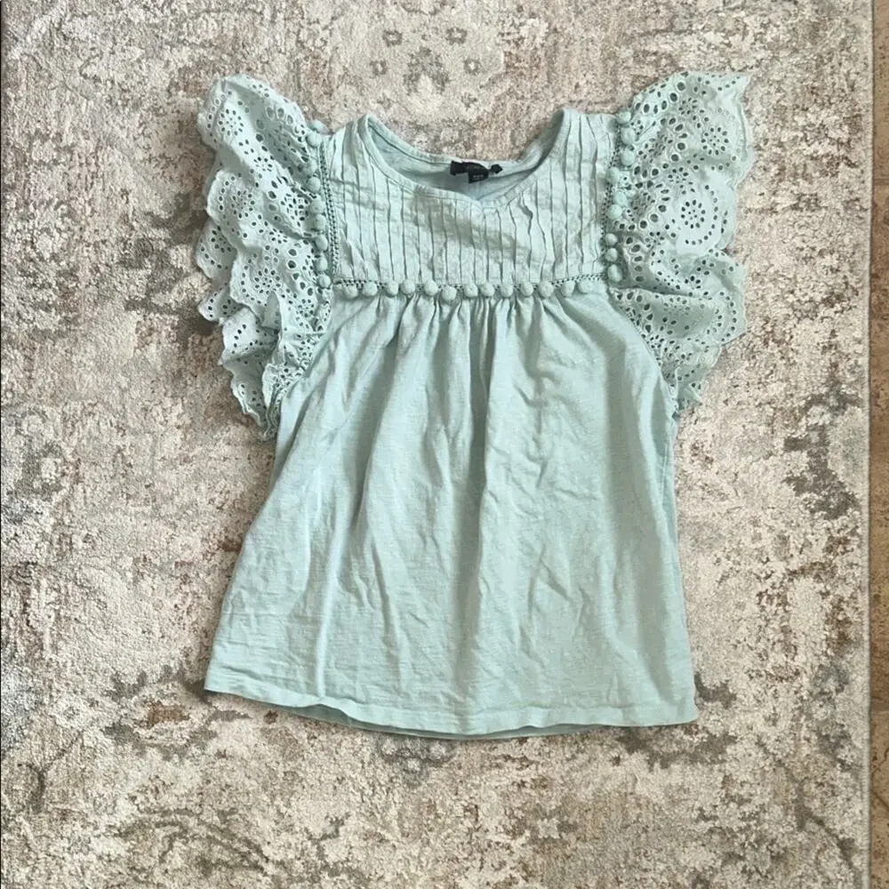 J. Crew Ruffle Sleeve - Picture 1 of 3